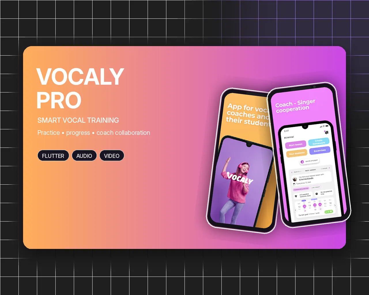 Vocaly Pro project preview
